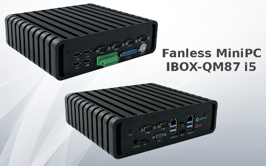 Industrial computer Fanless MiniPC IBOX-QM87 i5